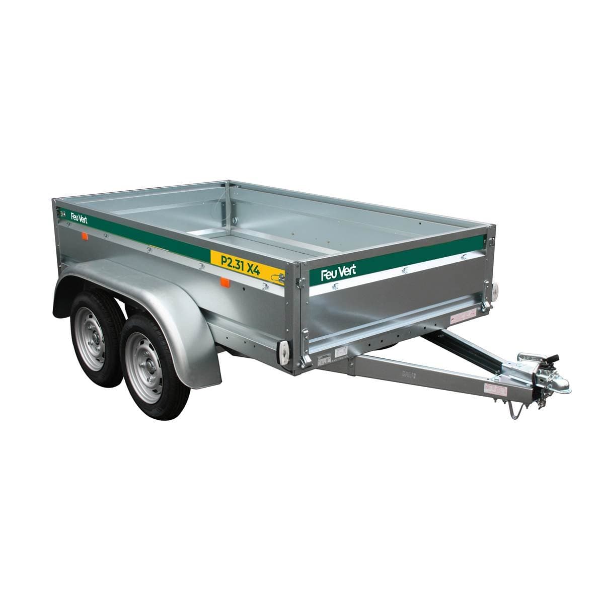 Remorque FEU VERT P2.31X4 - 2 essieux - Image 1